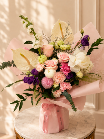 Designer Choice Blush Romance Bouquet