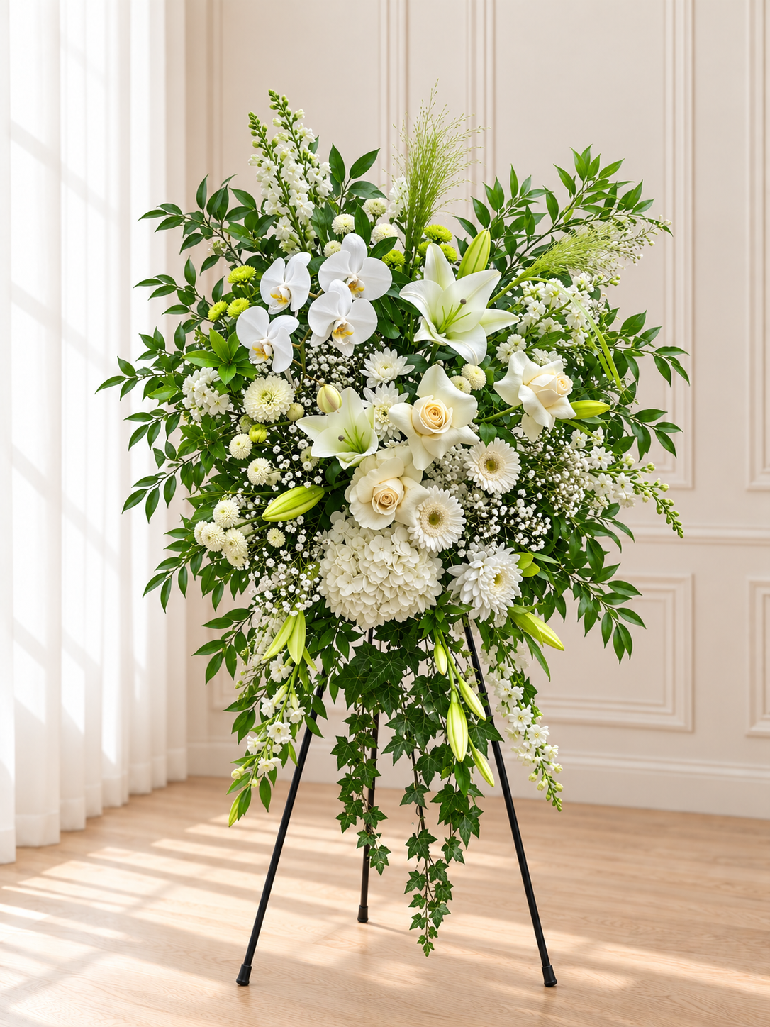 Peaceful Tribute Standing Spray