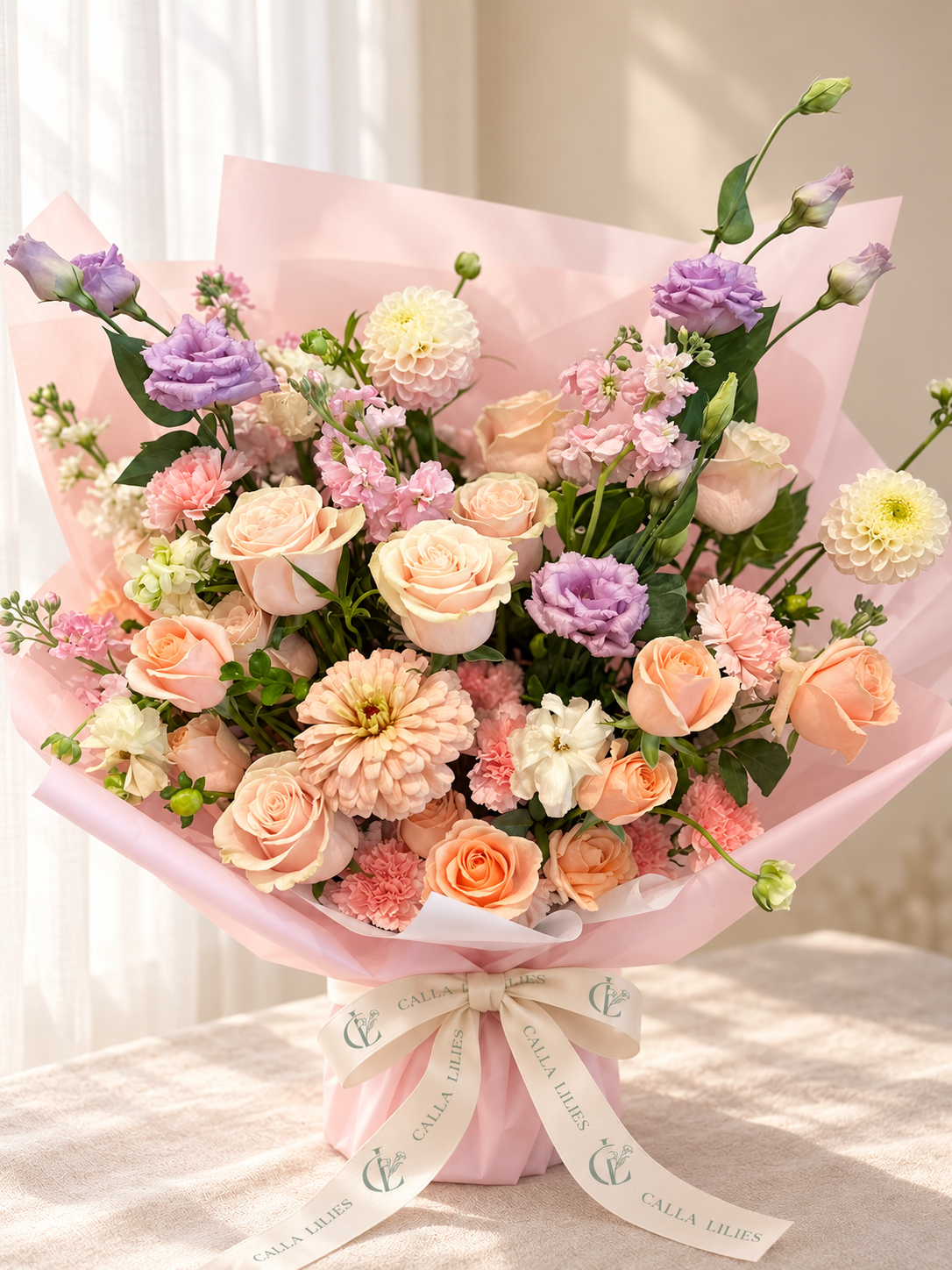 Peach Whisper Bouquet