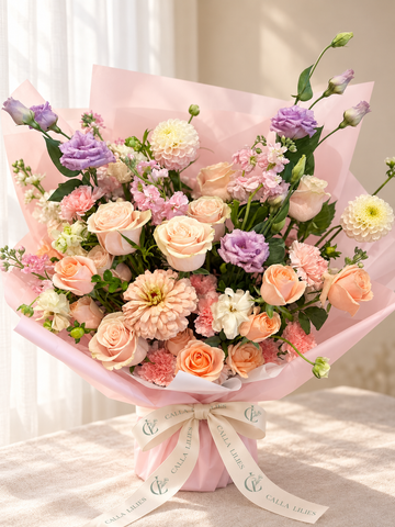 Peach Whisper Bouquet