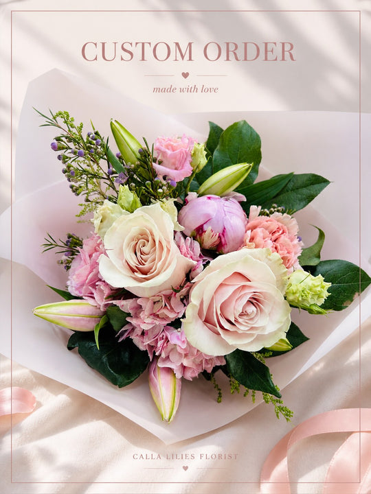 Seasonal Peony Garden Bouquet
