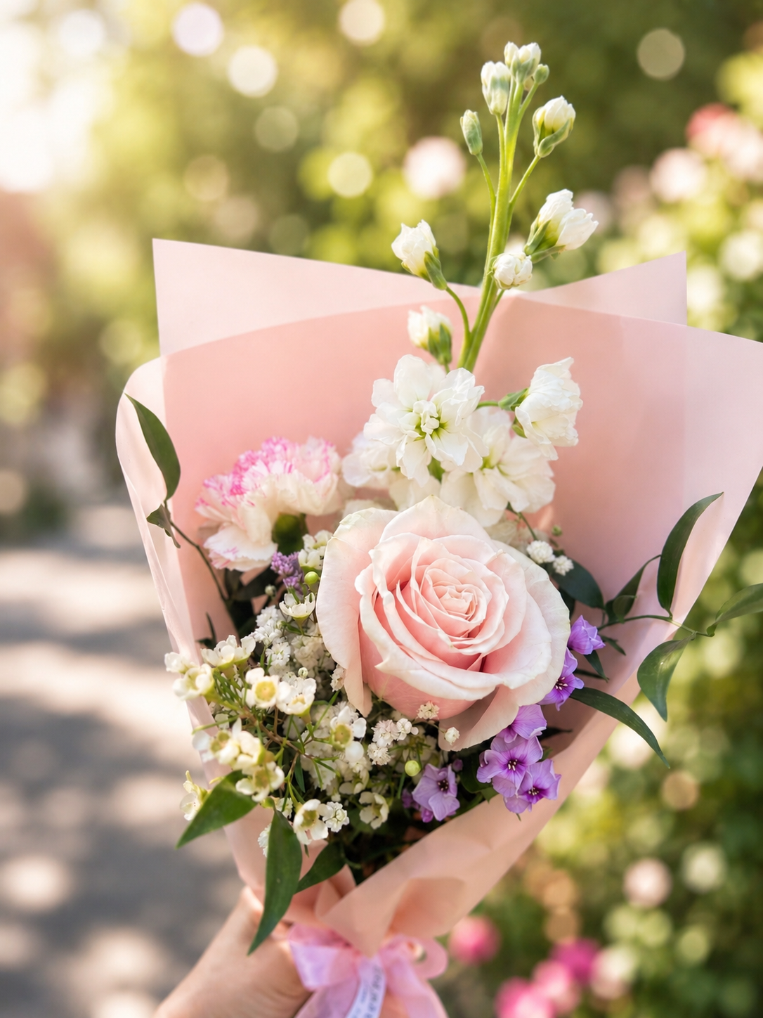 Single Rose With Accent