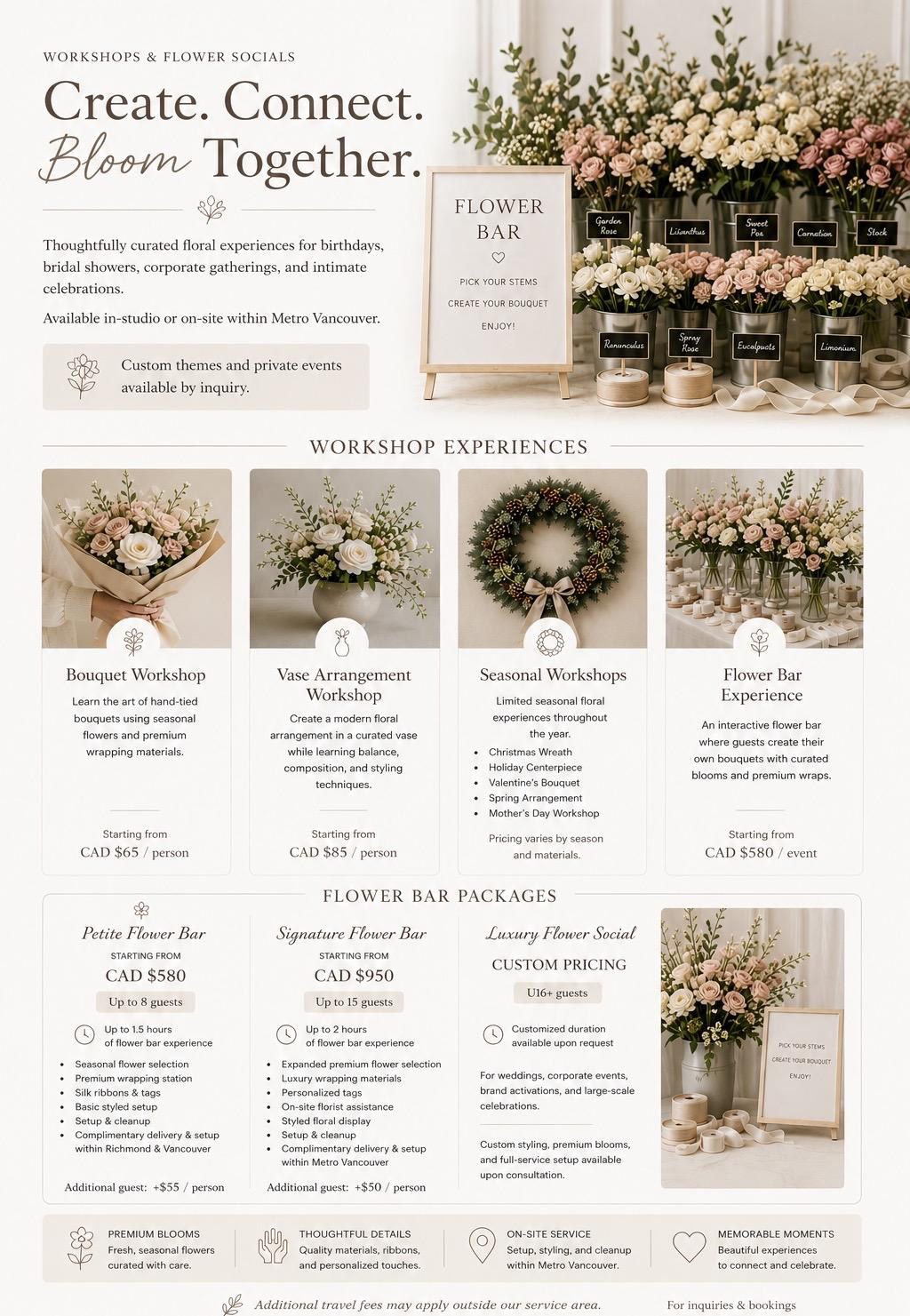 Workshop and Flower Social
